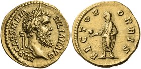 Didius Julianus, 193. Aureus (Gold, 20 mm, 6.55 g), Rome, 28 March - 1 June 193. IMP CAES M DID IVLIAN AVG Laureate head of Didius Julianus to right. ...