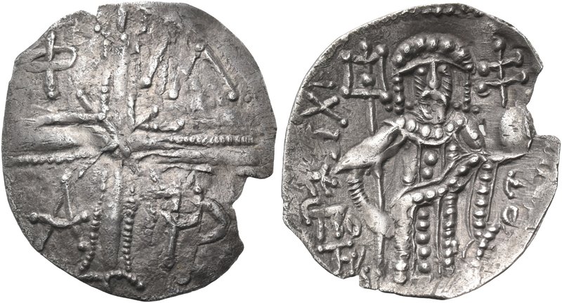 Michael VIII Palaeologus, 1261-1282. Trachy (Silver, 21 mm, 1.07 g, 5 h), Philad...