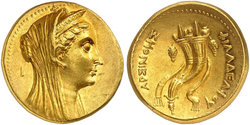 GRIECHISCHE MÜNZEN. PTOLEMÄERREICH. Ptolemaios II. Philadelphos, 285 - 246 v. Ch...