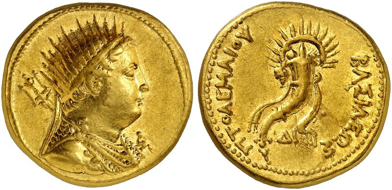 GRIECHISCHE MÜNZEN. PTOLEMÄERREICH. Ptolemaios IV. Philopator, 221 - 205 v. Chr....