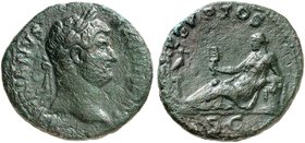 RÖMISCHE MÜNZEN. RÖMISCHE KAISERZEIT. Hadrianus, 117 - 138. As. Rev. Ruhende Aegyptos, davor Ibis auf Säule.
RIC 839; C. 111 ff. 11,38 g dunkle Patin...