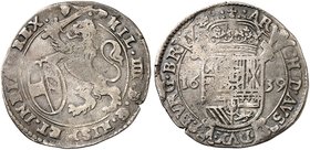 EUROPA. - BRABANT. Philipp IV. von Spanien, 1621-1665. Escalin 1639, Brüssel.
d. M. 760 R ! f. ss