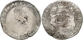 EUROPA. - BRABANT. Philipp IV. von Spanien, 1621-1665. Ducaton 1639, Antwerpen.
Dav. 4454, Delm. 284 kl. Sfr., Prägeschwäche, f. ss