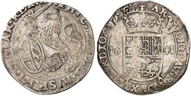 EUROPA. - TOURNAI. Philipp IV. von Spanien, 1621-1665. Escalin 1641.
d. M. 245 seltener Jahrgang ! f. ss