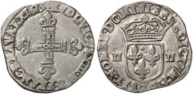 EUROPA. FRANKREICH. Louis XIII., 1610-1643. 1/4 Écu 1619, ?
Dupl. 1332, Gad. 27 ss
