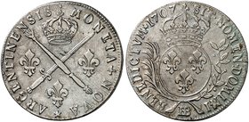 EUROPA. FRANKREICH. Louis XIV., 1643-1715. 33 Sols aux insignes 1707, BB - Strasbourg.
Dupl. 1605, Gad. 198 ss - vz