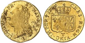 EUROPA. FRANKREICH. Louis XVI., 1774-1792. Louis d'or à la tête nue 1786, T - Nantes.
Friedb. 475, Dupl. 1707, Gad. 361 Gold, Prachtexemplar ! kl. Sf...