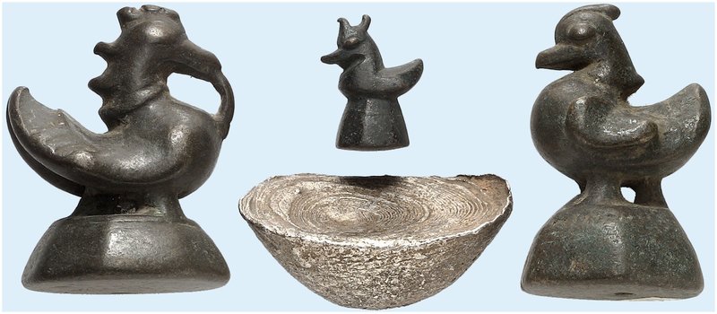 ÜBRIGES AUSLAND. LOT AUSLAND. Lot von 62 Stück: Sammlung Primitivgeld. Silbersyc...
