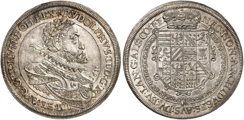 Rudolph II., 1576-1612. Taler 1611, Ensisheim.
Dav. 3035, Voglh. 95 / XI, Kleme...