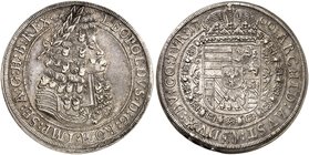 Leopold I., 1657-1705. Taler 1700, Hall.
Dav. 3245, Voglh. 221 / VII, Her. 648, M. / T. 758 schöne Patina, ss - vz
