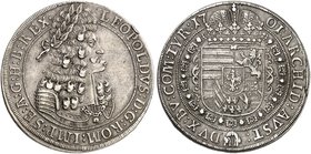 Leopold I., 1657-1705. Taler 1701, Hall.
Dav. 1003, Voglh. 221 / VII, Her. 650, M. / T. 759 ss+