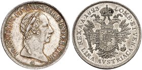 Franz II. (I.), 1792-1835. 1 Lira 1823, Wien, für die Lombardei.
Her. 588 f. vz
