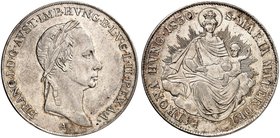 Franz II. (I.), 1792-1835. 1/2 Taler 1830, Wien, für Ungarn.
Her. 450, Huszár 1963 ss+