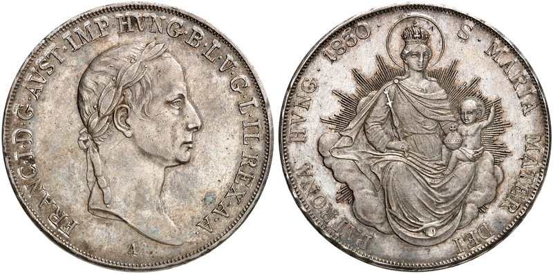 Franz II. (I.), 1792-1835. Taler 1830, Wien, für Ungarn.
Dav. 121, Voglh. 310, ...