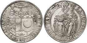 SALZBURG. - Erzbistum. Wolf Dietrich von Raitenau, 1587-1612. Taler o. J.
Dav. 8187, Pr. 825, Zöttl 974 ss+