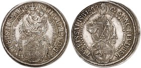 SALZBURG. - Erzbistum. Guidobald, Graf von Thun und Hohenstein, 1654-1668. Taler 1659.
Dav. 3505, Pr. 1476, Zöttl 1797 ss