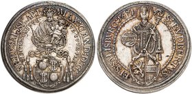 SALZBURG. - Erzbistum. Max Gandolph, Graf von Küenburg, 1668-1687. Taler 1671.
Dav. 3508, Pr. 1655, Zöttl 1995 ss