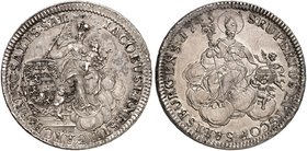 SALZBURG. - Erzbistum. Jacob Ernst, Graf von Liechtenstein, 1745-1747. Taler 1745.
Dav. 1243, Pr. 2193 RR ! vz