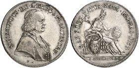 SALZBURG. - Erzbistum. Sigismund III., Graf von Schrattenbach, 1753-1771. Taler 1757.
Dav. 1249, Pr. 2280, Zöttl 2976 ss