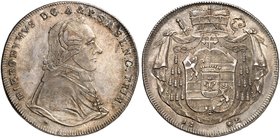 SALZBURG. - Erzbistum. Hieronymus, Graf von Colloredo, 1772-1803. Taler 1802.
Dav. 1265, Pr. 2456, Zöttl 3242 ss
