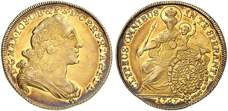 BAYERN. Maximilian III. Joseph, 1745-1777. Max d'or 1767.
Friedb. 242, Witt. 21...