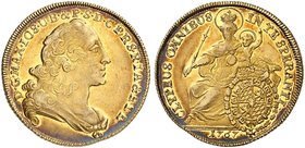 BAYERN. Maximilian III. Joseph, 1745-1777. Max d'or 1767.
Friedb. 242, Witt. 2155, Hahn 315 Gold kl. Kr., vz - St