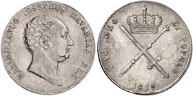 BAYERN. Maximilian IV. (I.) Joseph, 1799-1825. Kronentaler 1815.
Thun 44, AKS 44, J. 14 ss+