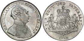 BAYERN. Maximilian IV. (I.) Joseph, 1799-1825. Konventionstaler 1824.
Thun 46, AKS 49, J. 16 f. St
