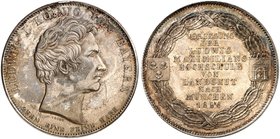 BAYERN. Ludwig I., 1825-1848. Geschichstaler 1826, "LUDWIG MAXIMILIANS HOCHSCHULE".
Thun 50, AKS 115, J. 33 vz - St