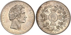 BAYERN. Ludwig I., 1825-1848. Geschichtstaler 1827, "LUDWIGS - ORDEN".
Thun 53, AKS 118, J. 35 vz+