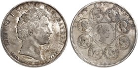 BAYERN. Ludwig I., 1825-1848. Ein zweites Exemplar.
min. Rdf., vz