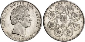 BAYERN. Ludwig I., 1825-1848. Ein drittes Exemplar.
min. Kr., vz