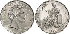 BAYERN. Ludwig I., 1825-1848. Ein zweites Exemplar.
vz