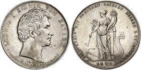 BAYERN. Ludwig I., 1825-1848. Geschichtstaler 1833, "ZOLLVEREIN".
Thun 61, AKS 128, J. 43 ss+
