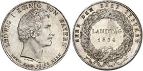 BAYERN. Ludwig I., 1825-1848. Ein zweites Exemplar.
f. St