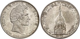 BAYERN. Ludwig I., 1825-1848. Geschichtstaler 1836, "OTTOKAPELLE KIEFERSFELDEN".
Thun 71, AKS 138, J. 53 f. vz