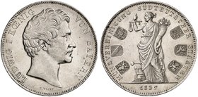 BAYERN. Ludwig I., 1825-1848. Ein zweites Exemplar.
kl. Rdf., vz
