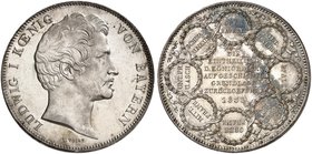 BAYERN. Ludwig I., 1825-1848. Ein zweites Exemplar.
schöne Patina, vz - St