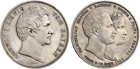 BAYERN. Ludwig I., 1825-1848. Ein zweites Exemplar.
f. vz