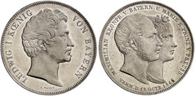 BAYERN. Ludwig I., 1825-1848. Ein drittes Exemplar.
vz