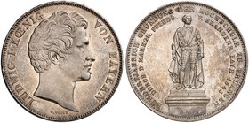 BAYERN. Ludwig I., 1825-1848. Geschichtsdoppeltaler 1843, "HOCHSCHULE ZU ERLANGEN".
Thun 82, AKS 105, J. 73 ss - vz
