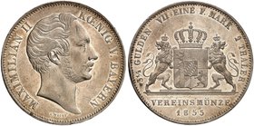 BAYERN. Maximilian II. Joseph, 1848-1864. Doppeltaler 1855.
Thun 91, AKS 146, J. 85 kl. Rdf. u. Kr., ss - vz