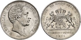 BAYERN. Maximilian II. Joseph, 1848-1864. Ein zweites Exemplar.
kl. Kr., vz