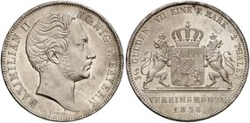 BAYERN. Maximilian II. Joseph, 1848-1864. Ein viertes Exemplar.
schöne Patina, kl. Kr., f. St