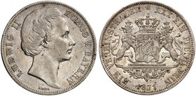 BAYERN. Ludwig II., 1864-1886. Ein zweites Exemplar.
ss