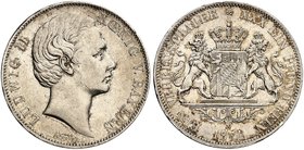 BAYERN. Ludwig II., 1864-1886. Vereinstaler 1871, Mmz. "C. Voigt".
Thun 106 A, AKS 174, J. 108 R ! ss