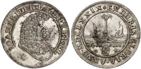BRAUNSCHWEIG - CALENBERG - HANNOVER. Johann Friedrich, 1665-1679. 2/3 Palmbaumtaler 1679, Clausthal, Feinsilber.
Dav. 379, Welter 1730 ss - vz