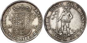 BRAUNSCHWEIG - CALENBERG - HANNOVER. Ernst August, 1679-1698. 2/3 Taler 1686, Zellerfeld, Feinsilber.
Dav. 394, Welter 1970 ss - vz
