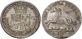 BRAUNSCHWEIG - CALENBERG - HANNOVER. Georg II., 1727-1760. 2/3 Taler 1752, Clausthal, Feinsilber.
Dav. 442, Welter 2584 vz