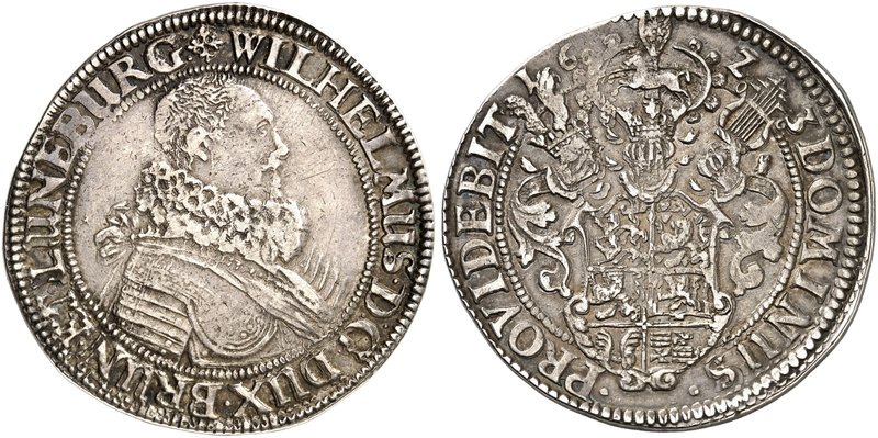 BRAUNSCHWEIG - HARBURG. Wilhelm, 1603-1642. Taler 1622, Moisburg.
Dav. 6405, We...